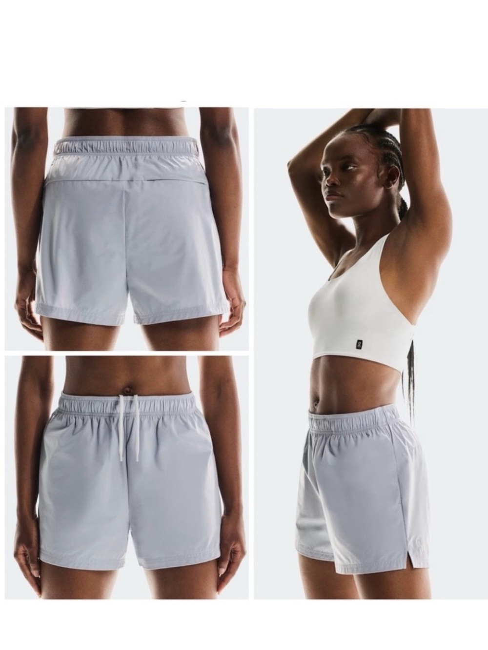 On Running Women's Light Gray(lilac color) Athletic Shorts